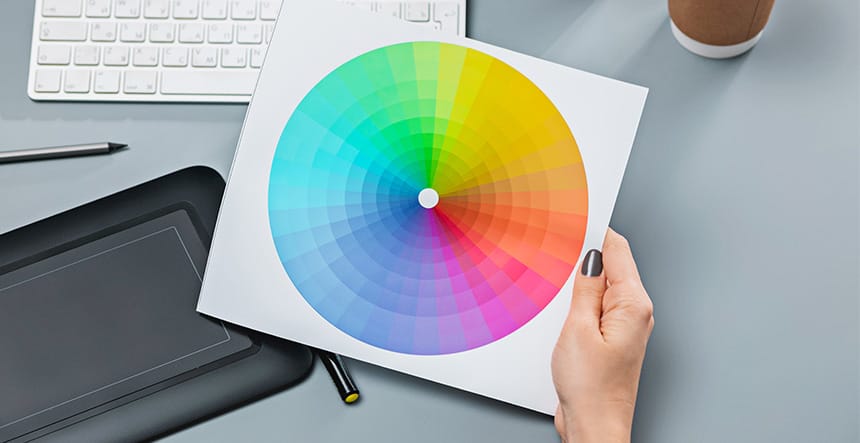 diseño gráfico circulo cromatico